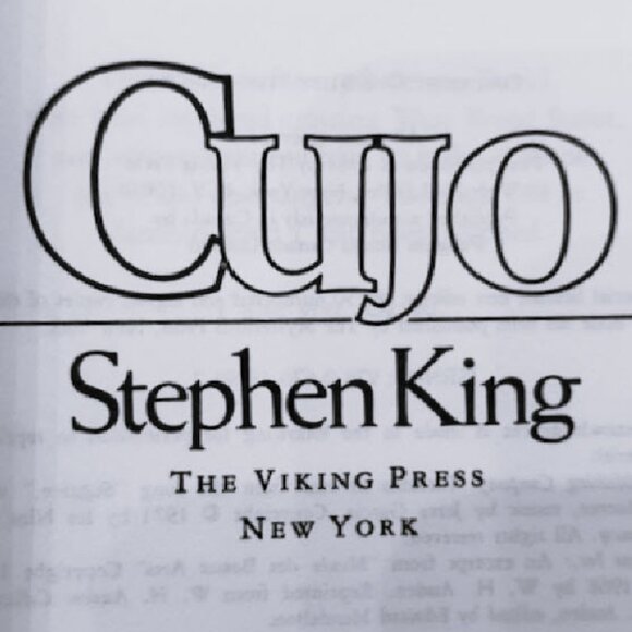 Cujo by Stephen King 1981 Hardcover Viking Preowned - Picture 3 of 4